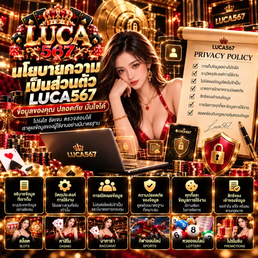 luca567 นโยบายความเป็นส่วนตัว